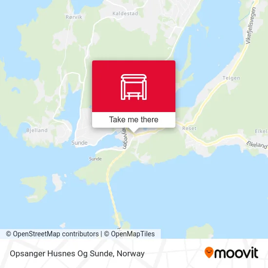 Opsanger Husnes Og Sunde map