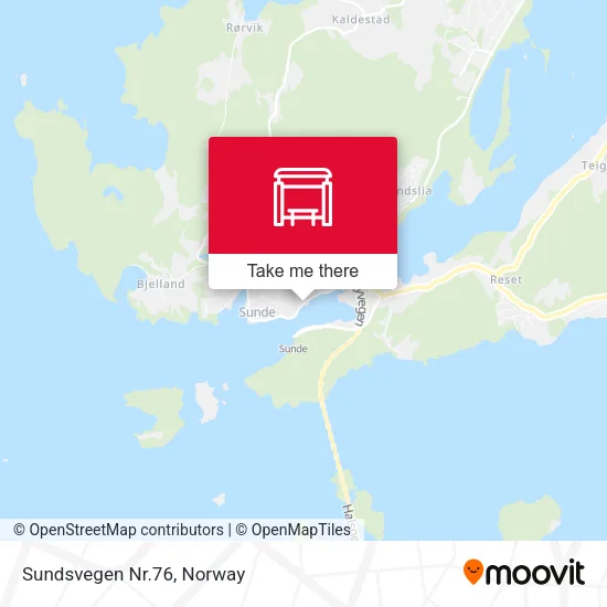 Sundsvegen Nr.76 map