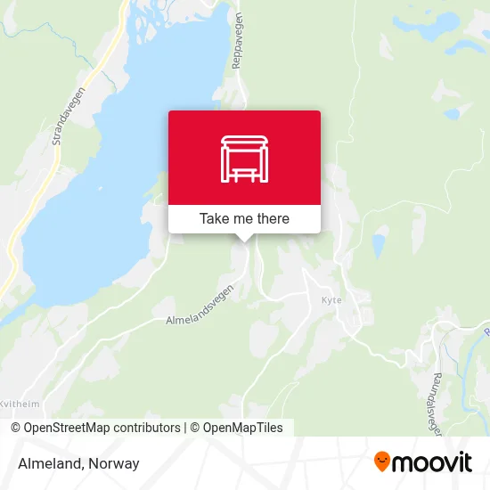 Almeland map