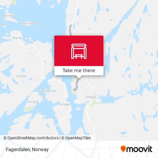 Fagerdalen map