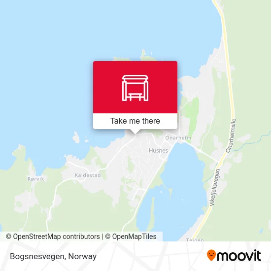 Bogsnesvegen map