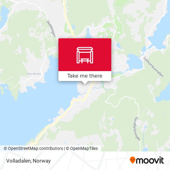 Volladalen map