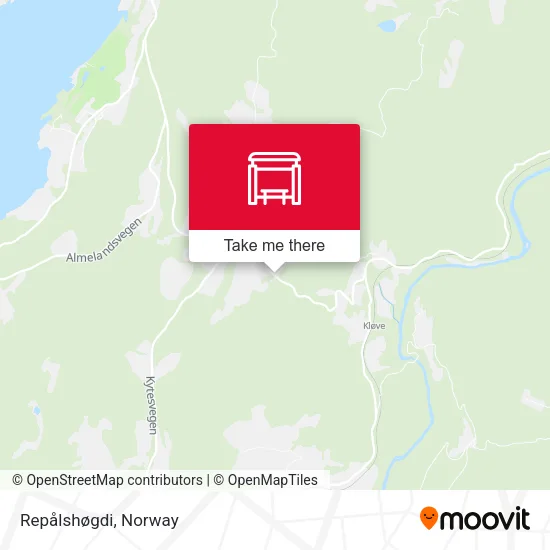 Repålshøgdi map