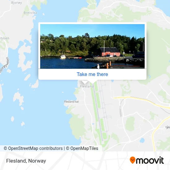 Flesland map