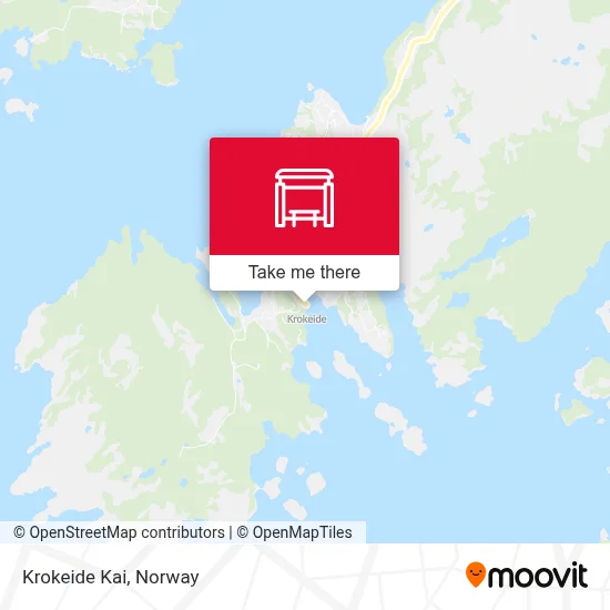 Krokeide Kai map