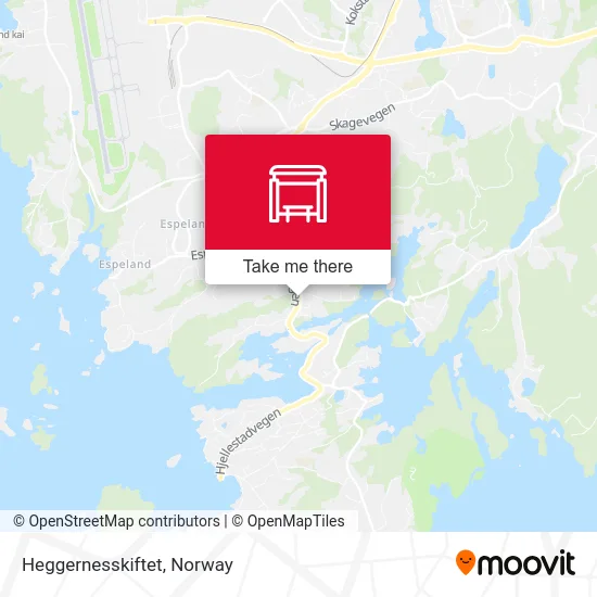 Heggernesskiftet map