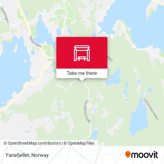 Fanafjellet map