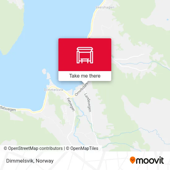 Dimmelsvik map