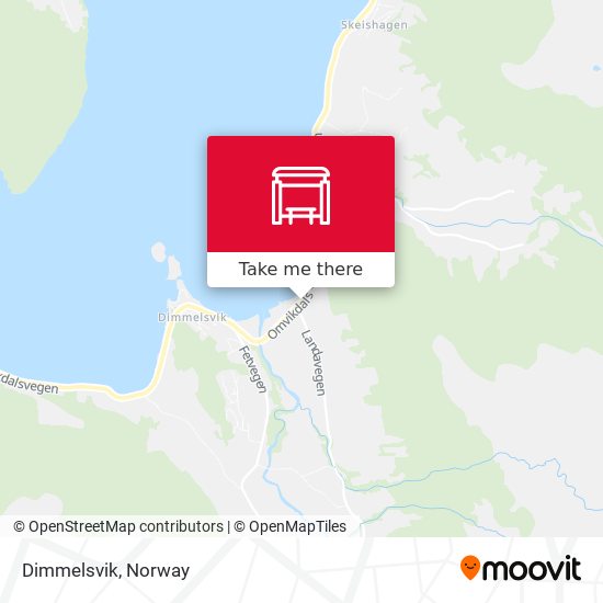 Dimmelsvik map