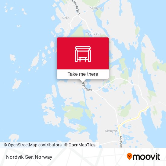 Nordvik Sør map