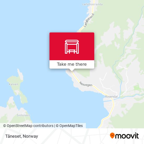 Tåneset map