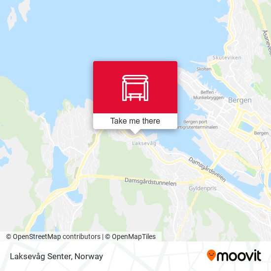 Laksevåg Senter map