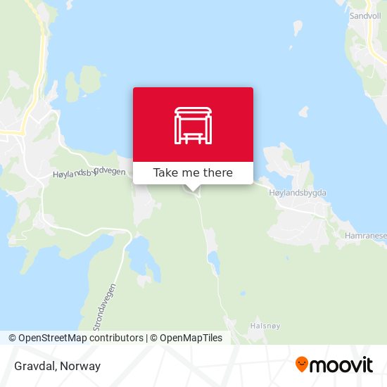 Gravdal map