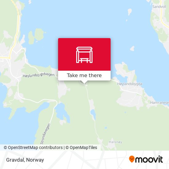 Gravdal map