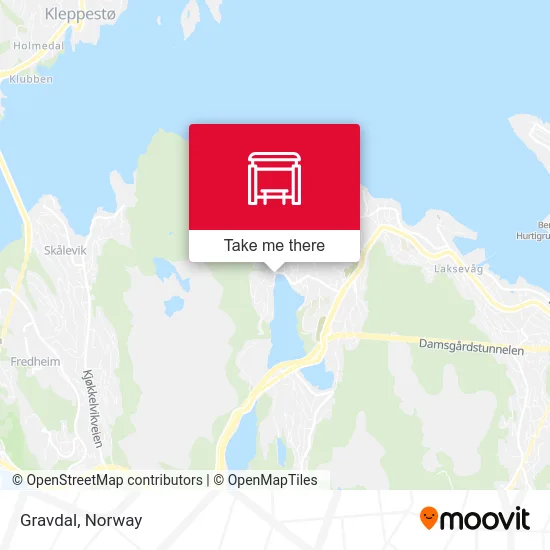 Gravdal map