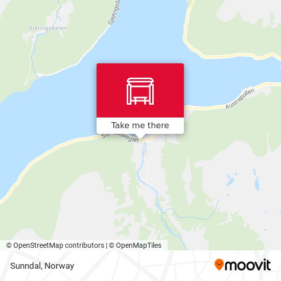 Sunndal map