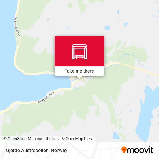 Gjerde Austrepollen map