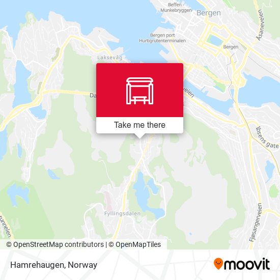 Hamrehaugen map