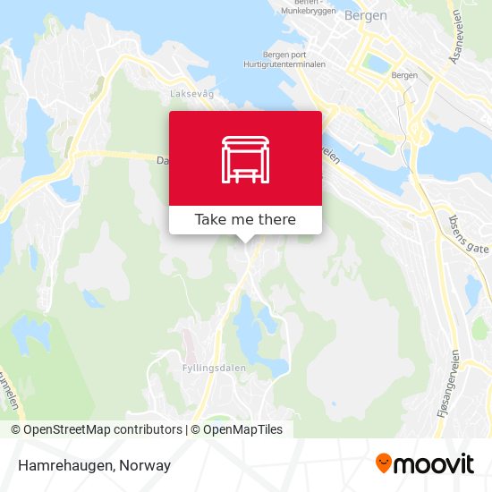 Hamrehaugen map