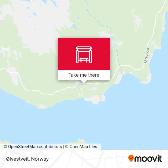 Ølvestveit map