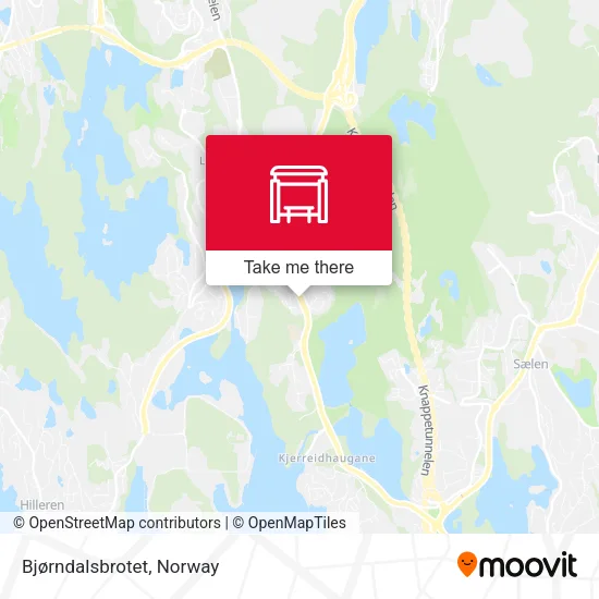 Bjørndalsbrotet map