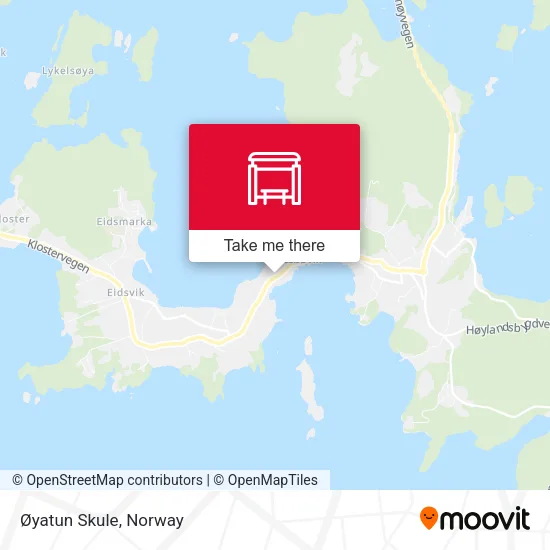 Øyatun Skule map