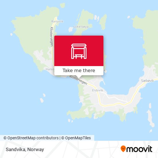 Sandvika map