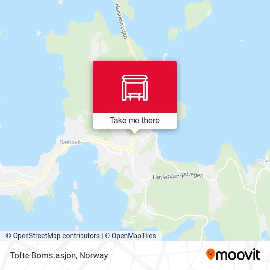 Tofte Bomstasjon map