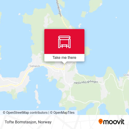 Tofte Bomstasjon map