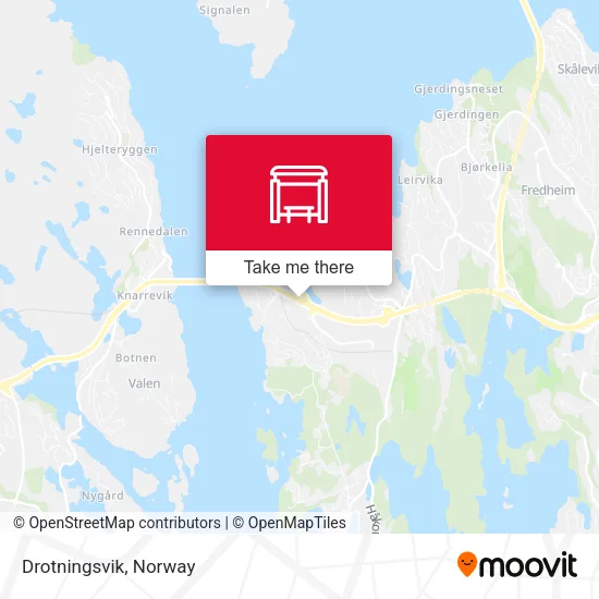 Drotningsvik map