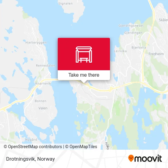 Drotningsvik map