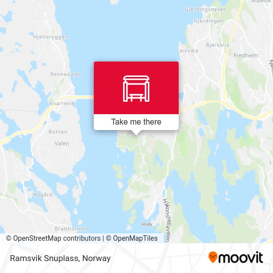 Ramsvik Snuplass map