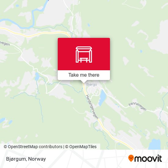 Bjørgum map