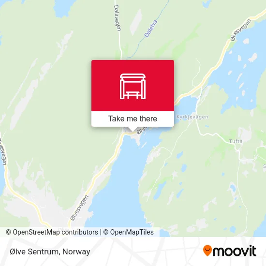 Ølve Sentrum map