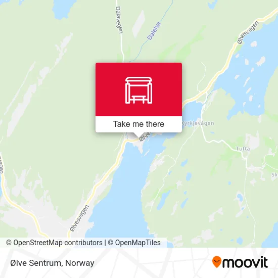 Ølve Sentrum map