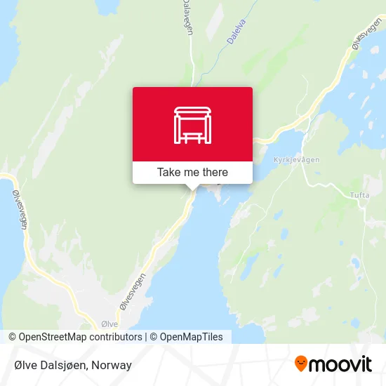 Ølve Dalsjøen map