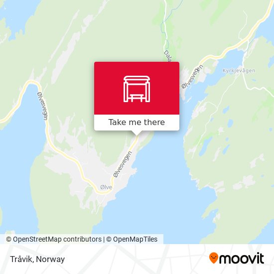 Tråvik map