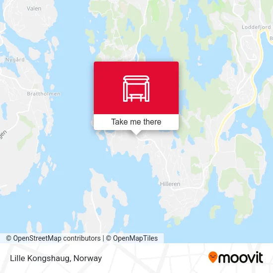 Lille Kongshaug map