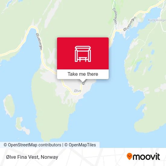 Ølve Fina Vest map