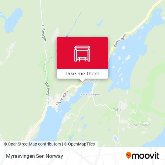 Myrasvingen Sør map