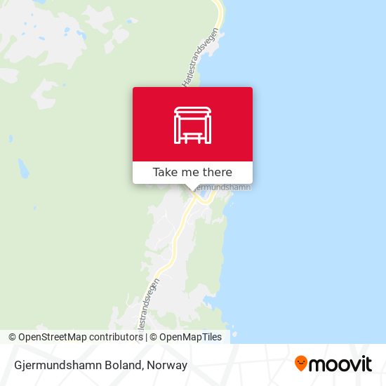 Gjermundshamn Boland map