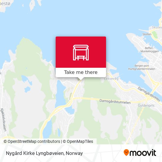 Nygård Kirke Lyngbøveien map
