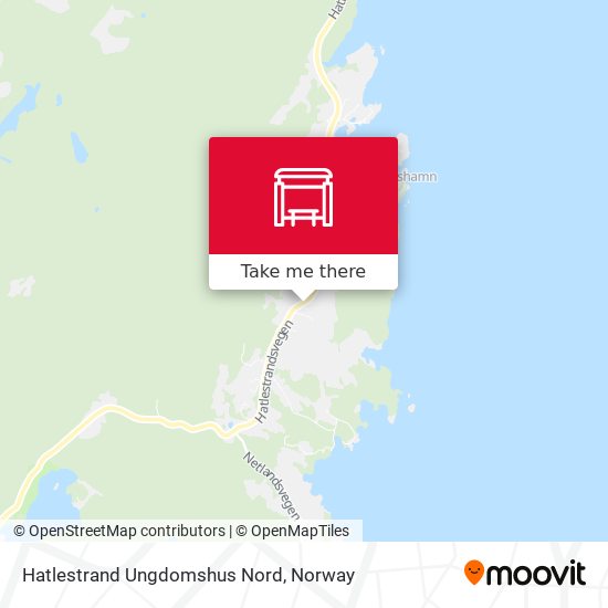 Hatlestrand Ungdomshus Nord map