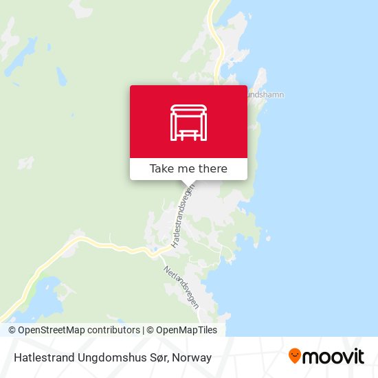 Hatlestrand Ungdomshus Sør map