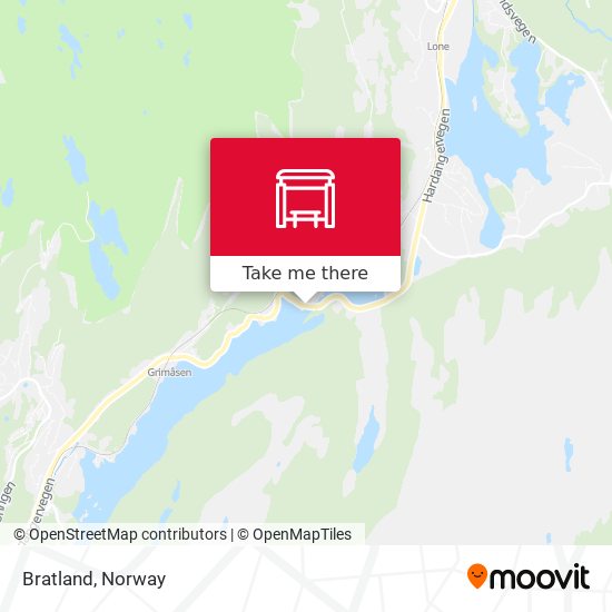 Bratland map