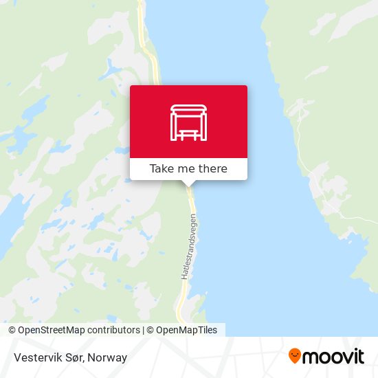 Vestervik Sør map