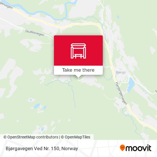 Bjørgavegen Ved Nr. 150 map