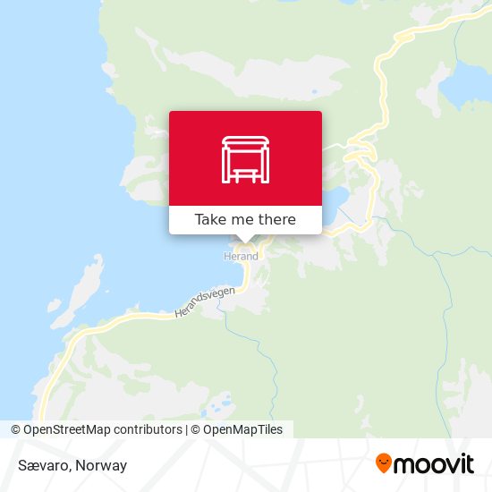 Sævaro map