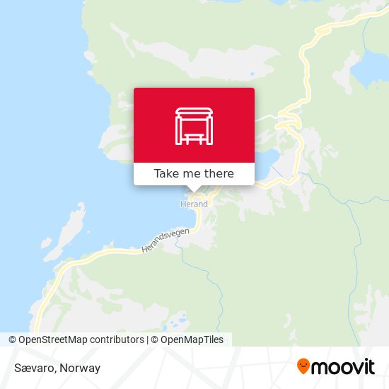 Sævaro map