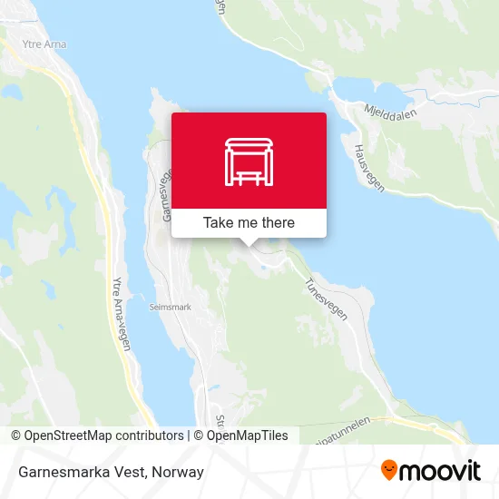 Garnesmarka Vest map